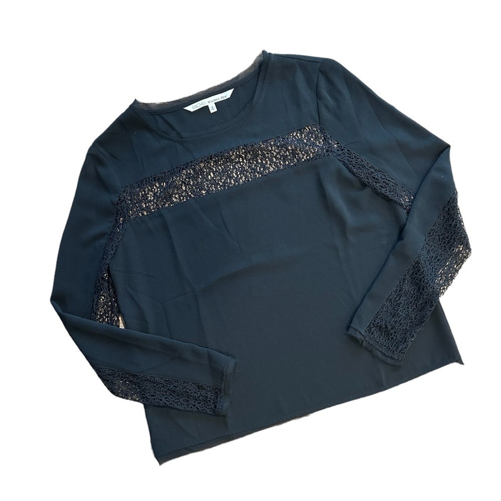 Rachel Roy black top blouse